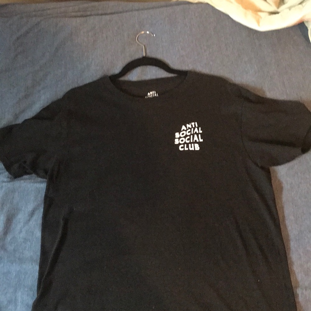 Anti Social Social Club (assc) black T-shirt.